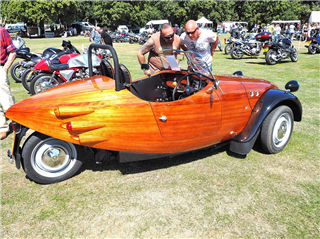 11. Wood built Citroen 3 Wheeler